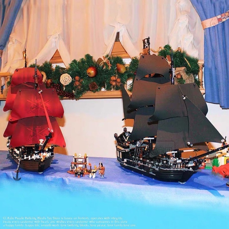 Đồ chơi mô hình xếp hình lắp ráp Tàu Thuyền Cướp Biển NonLego Nanoblocks