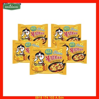 Thùng 40 gói mì khô gà cay Samyang 140g