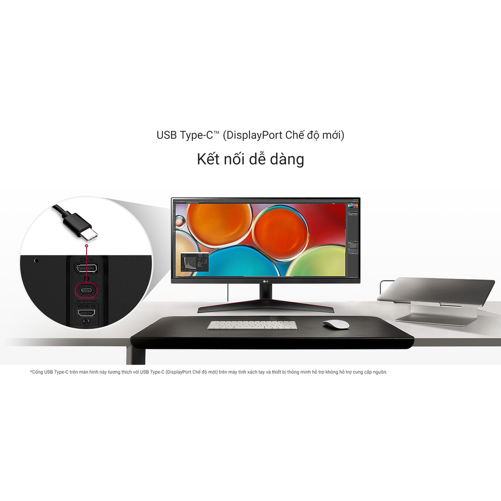 Màn hình máy tính LG 29WP60G-B 29 inch 21:9 UltraWide WFHD IPS 75hz HDR FreeSync 2021 mới nhất - Chính Hãng