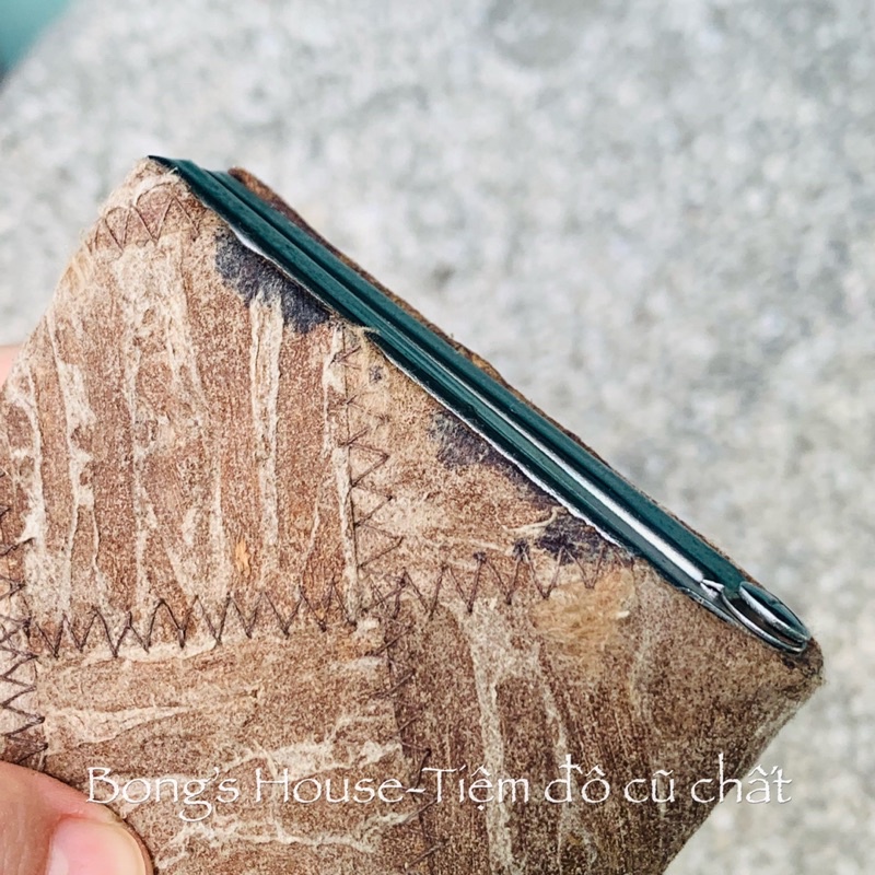 Cốp kén tằm  phong thuỷ size 18cm hàng 2hand Japan
