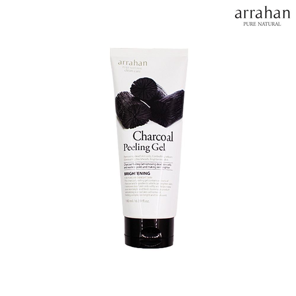 Gel Tẩy tế bào da chết từ than hoạt tính Arrahan Charcoal Peeling Gel 180ml - Hàn Quốc Chính Hãng