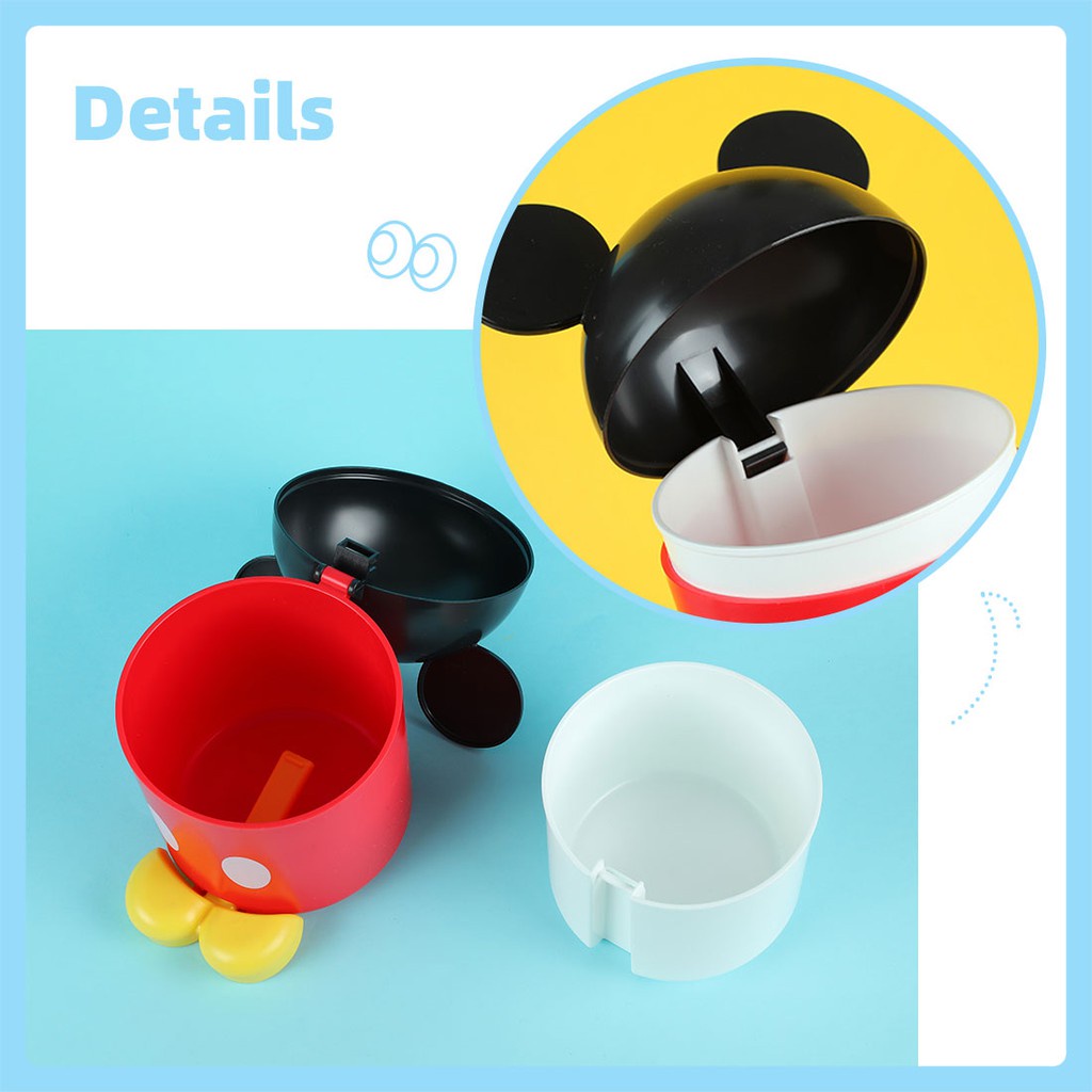 [Mã LIFECPMALL giảm 12% đơn 250K] Thùng rác để bàn Mickey Mouse Miniso