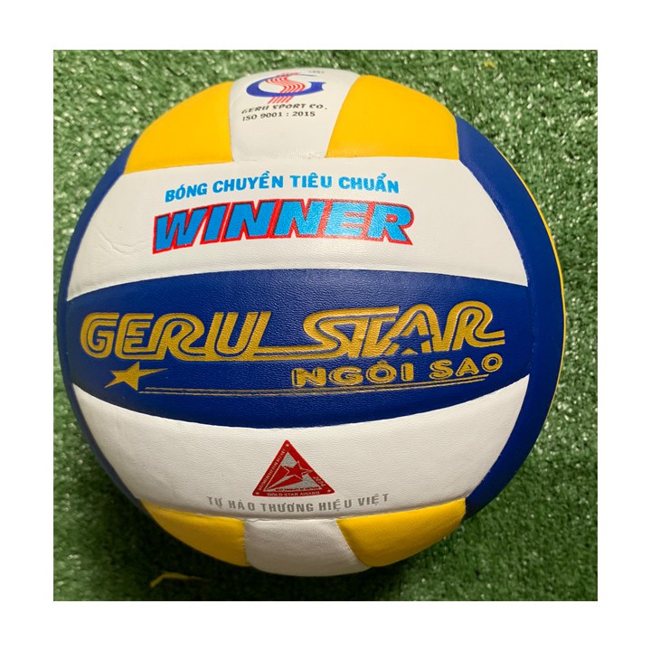 Bóng chuyền số 5 Geru Star Winner-Tặng kim bơm và lưới đựng bóng