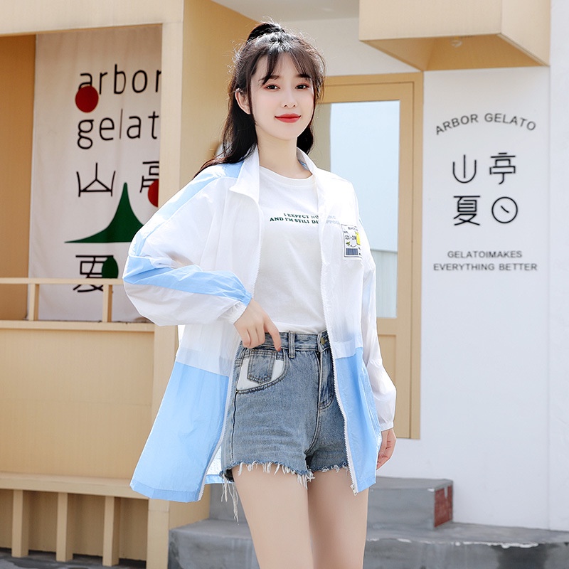 Áo Khoác Mỏng Chống Nắng Thoáng Khí Màu Sắc Phù Hợp Cho Nữ