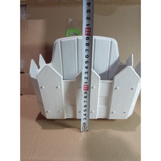 [Kèm Lót Đáy] Chậu Nhựa Hàng Rào, Ốp Tường 23*14*10 Dày, Bền Sang Hàng Việt