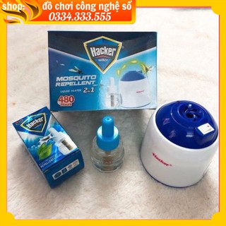 [HÀNG SỊN] Máy đuổi muỗi xông tinh dầu Hacker [CAM KẾT LOẠI 1]