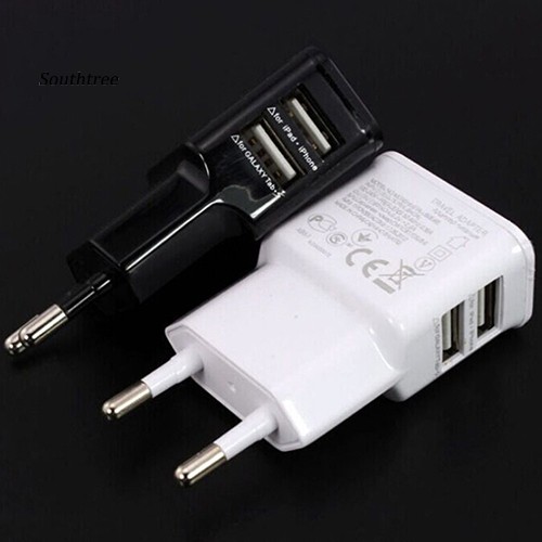 Thiết bị sạc pin 2 cổng 5V 2A kết nối usb dành cho thiết bị điện tử