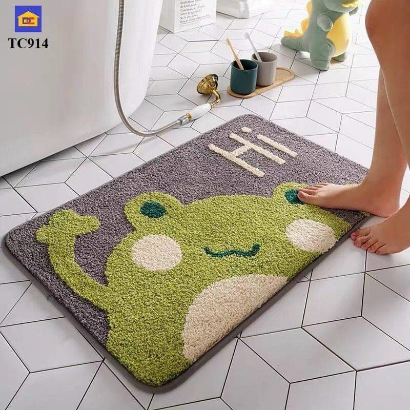 Thảm chân lông cừu 3D size 40x60cm sẵn hàng