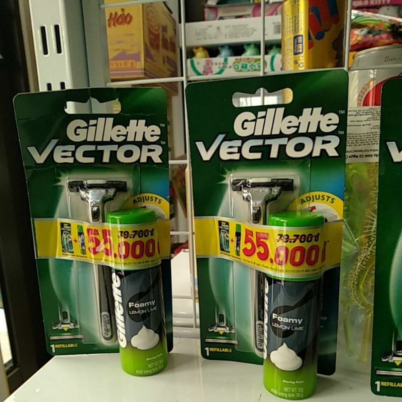 Dao cạo râu 2 lưỡi Gillette Vector