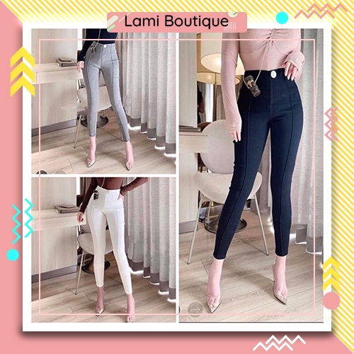 Quần Jeans Nữ Giấy Gân Giữa Co Giãn 360 Độ Mã 062 - Lami Boutique
