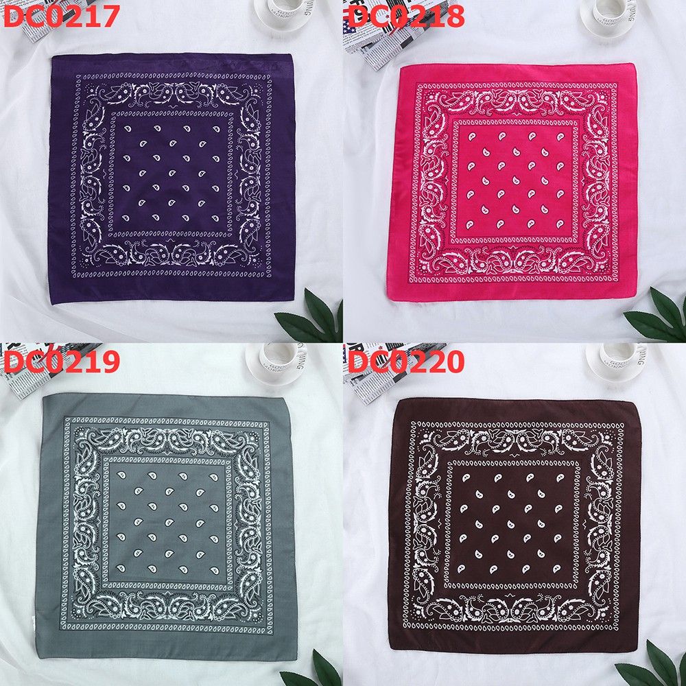 Khăn Bandana - Khăn Turban Hiphop 55x55cm