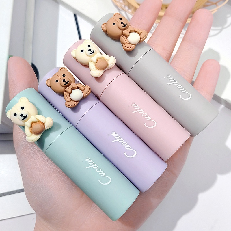 Son Môi Dưỡng Ẩm Lâu Trôi Chống Thấm Nước Hình Búp Bê Dễ Thương