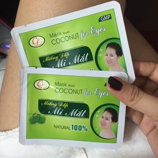 Hộp 20 cặp Mặt nạ dừa dành cho mắt