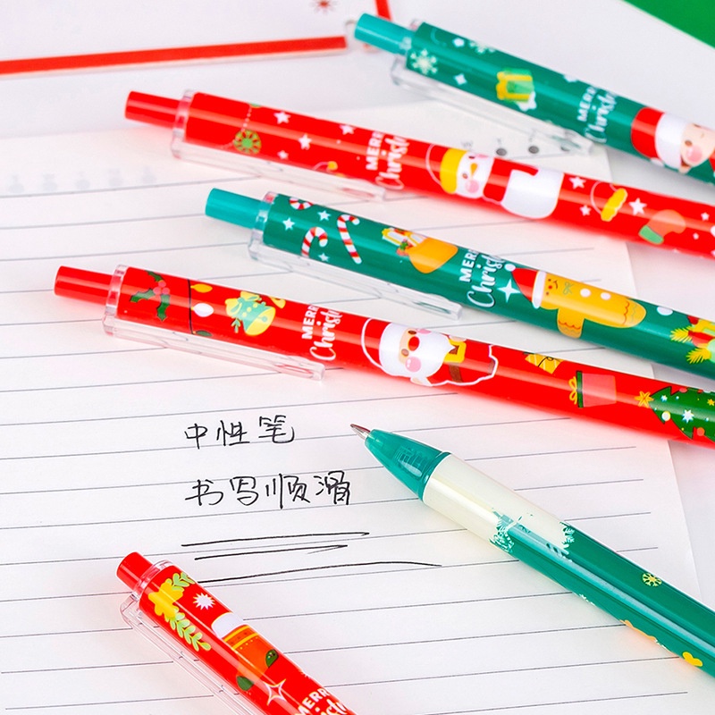 Bút Mực Đen Họa Tiết Ông Già Noel