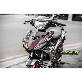 Tem Trùm Exciter 150 cá mập đen