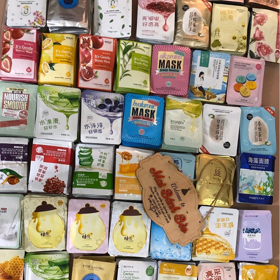 Combo 10 miếng mặt nạ nội địa trung mix lẫn mẫu