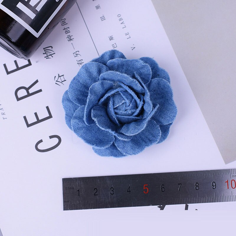 Huy Hiệu Cài Áo Hình Hoa Trà Nhiều Lớp Thời Trang