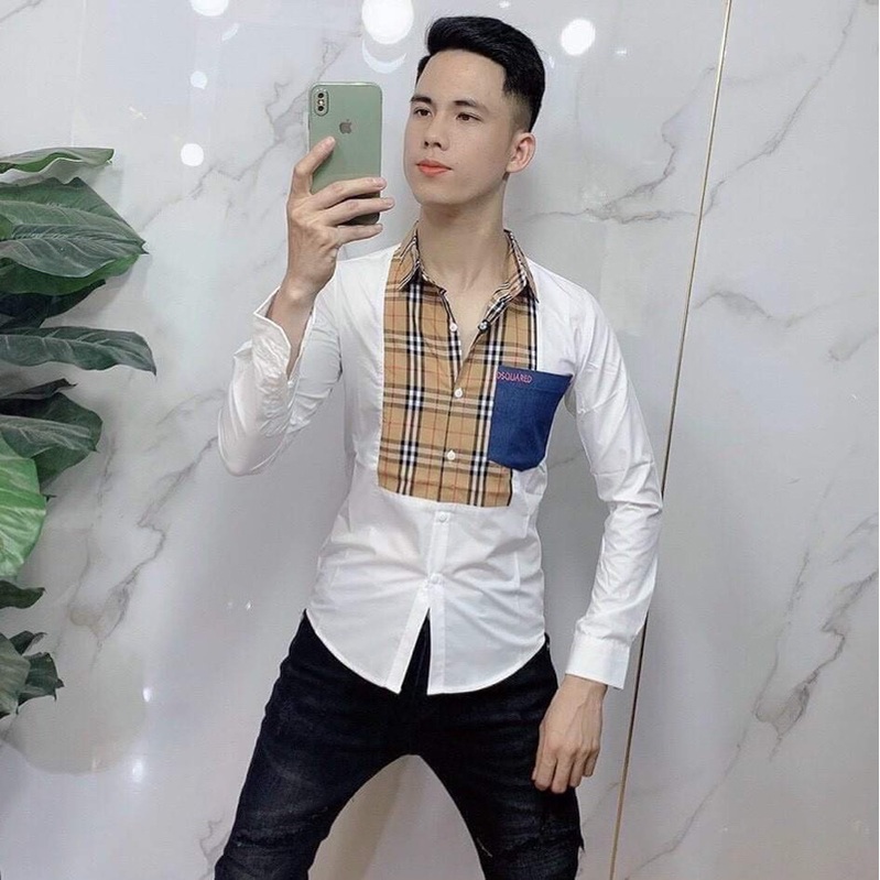 [HÀNG CAO CẤP] Áo sơ mi nam dài tay,chất liệu cotton thoáng mát, không nhăn, không bai xù