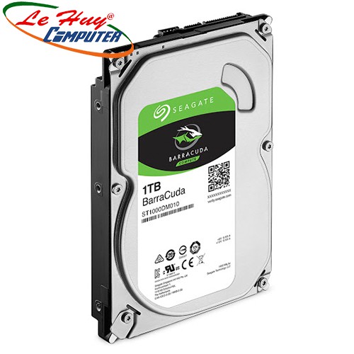 [Mã ELMS05 giảm 5% đơn 300k]Ổ cứng HDD Seagate BarraCuda 1TB 3.5 inch SATA III 64MB Cache 7200RPM ST1000DM010 Chính Hãng