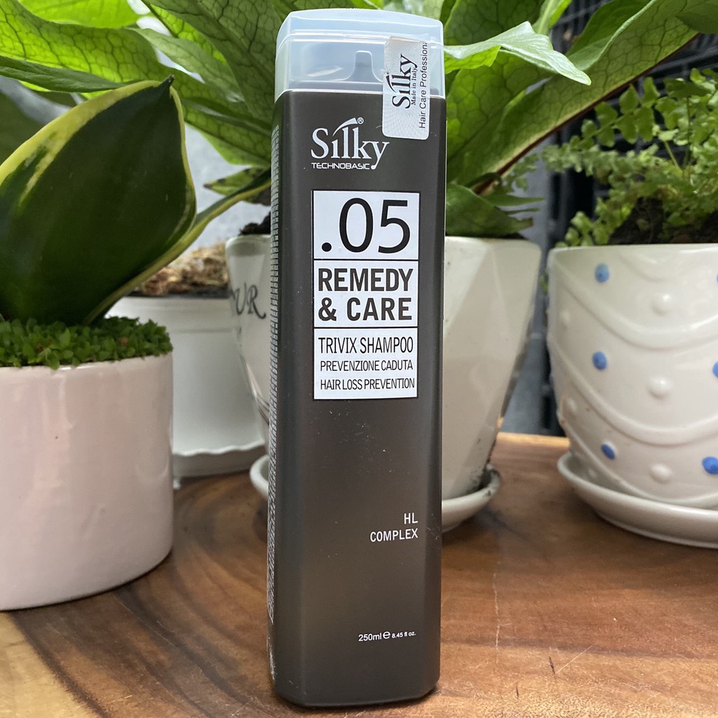 Dầu gội đầu ngăn rụng kích thích mọc phục hồi tóc yếu giảm gầu dưỡng chăm sóc tóc dầu gàu ngứa Silky Trivix Shampoo