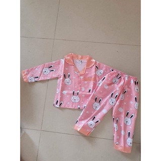 bộ pizama đũi tiểu thư
