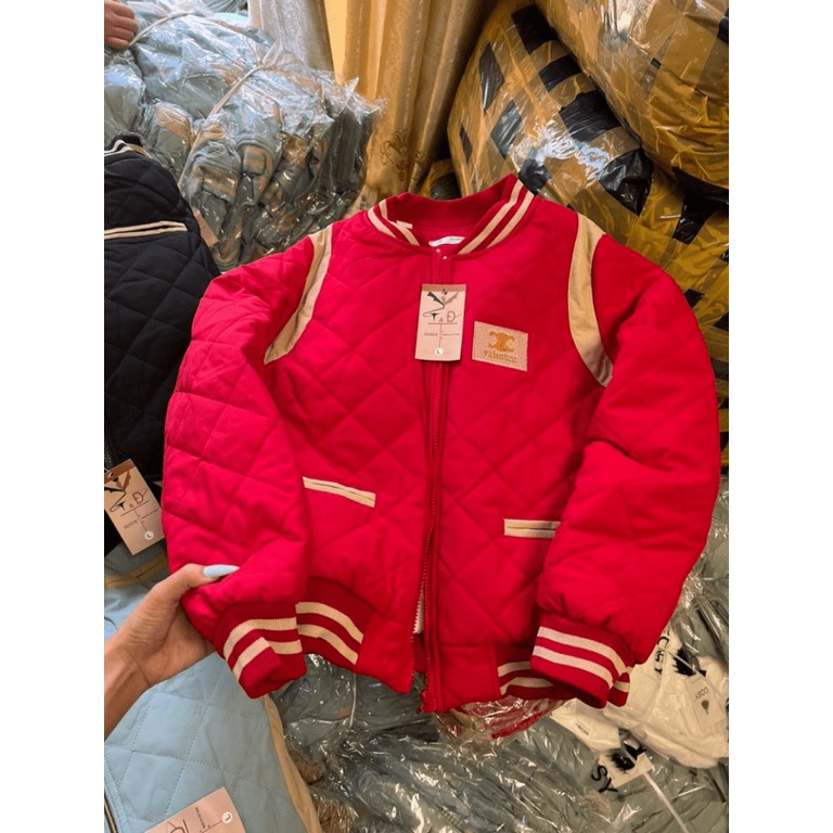 [ HÌNH THẬT SẢN PHẨM ] Áo Khoác Phao Nữ Cổ Bomber Lót Lông Mịn - NGỌC HÂN FASHION
