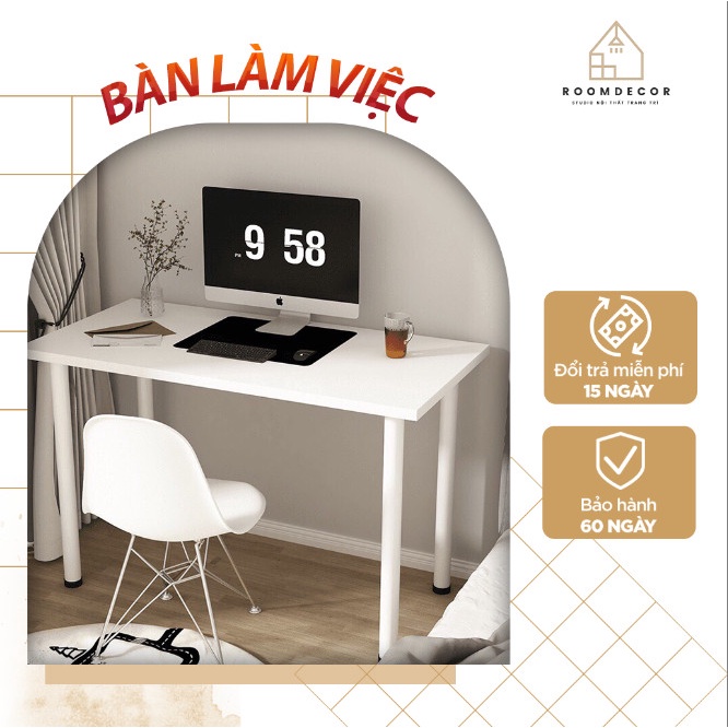 [Mã 253LIFESALE giảm 8% đơn 99K] Bàn Làm Việc Gỗ IKEA Lắp Ráp Thông Minh Decor Góc Setup Gaming Trang Trí Phòng Ngủ