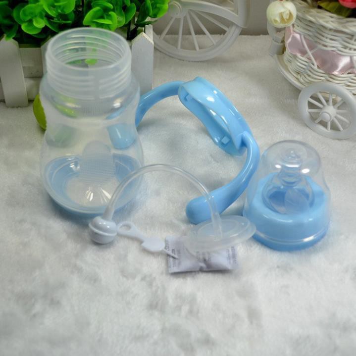 Combo đồ dùng sơ sinh: 1 máy hút sữa Jimmy Bear;  1 Bình sữa chống sặc Babibo cổ rộng (180ml)