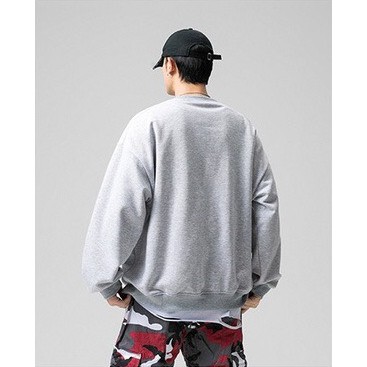 SWEATER DÀI TAY NAM NỮ MÀU GHI XÁM CHẤT VẢI NỈ POLY HÀNG FREESIZE 1 CỠ FORM DÁNG RỘNG DƯỚI 65KG MẶC VỪA (TRƠN) K21 | BigBuy360 - bigbuy360.vn