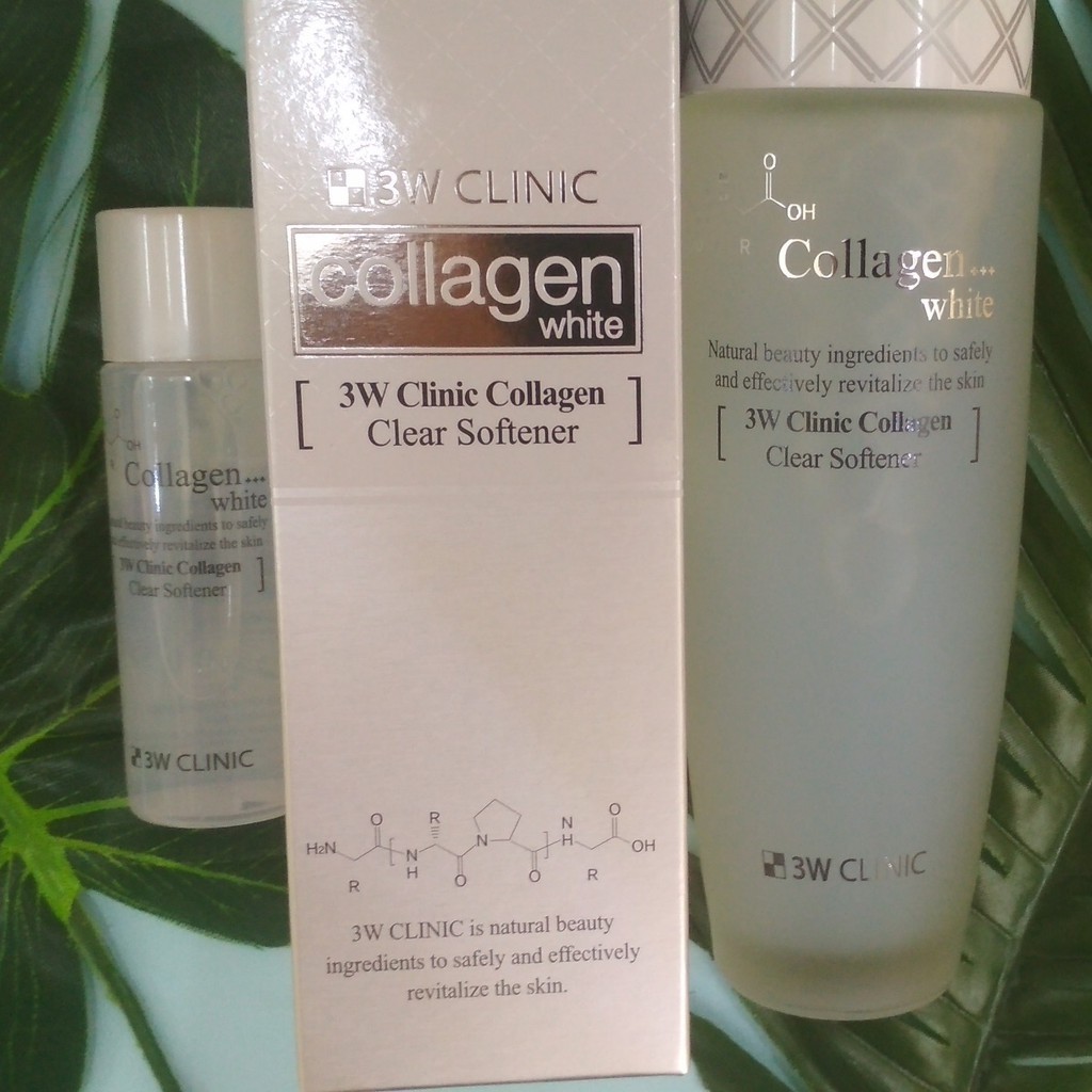 BỘ CHĂM SÓC DƯỠNG ẨM LÀM TRĂNG SÁNG DA MỸ PHẨM HÀN QUỐC CHÍNH HÃNG 3W CLINIC COLLAGEN WHITE SKIN CARE ITEM 3 SET | BigBuy360 - bigbuy360.vn