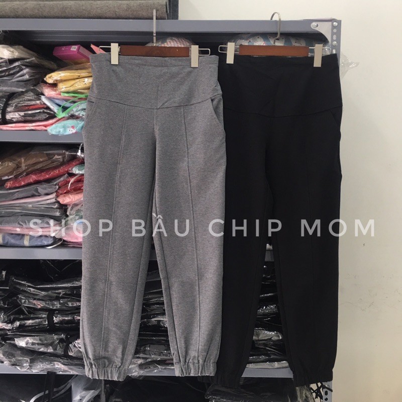 Quần Bầu, Quần Nỉ Bầu Trẻ Trung Ấm Áp, Hàng Dày Dặn Mềm Đẹp, Form Thoải Mái Đủ Size - QD26