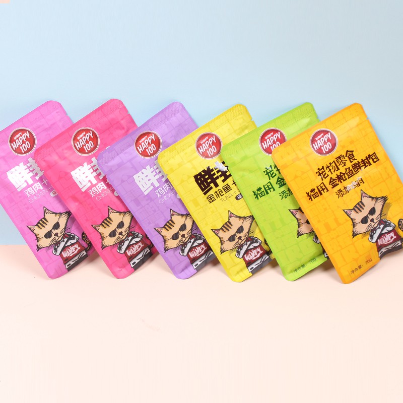 Pate Wanpy Happy 100 Gói 70gr 6 Vị Full Đủ Vị