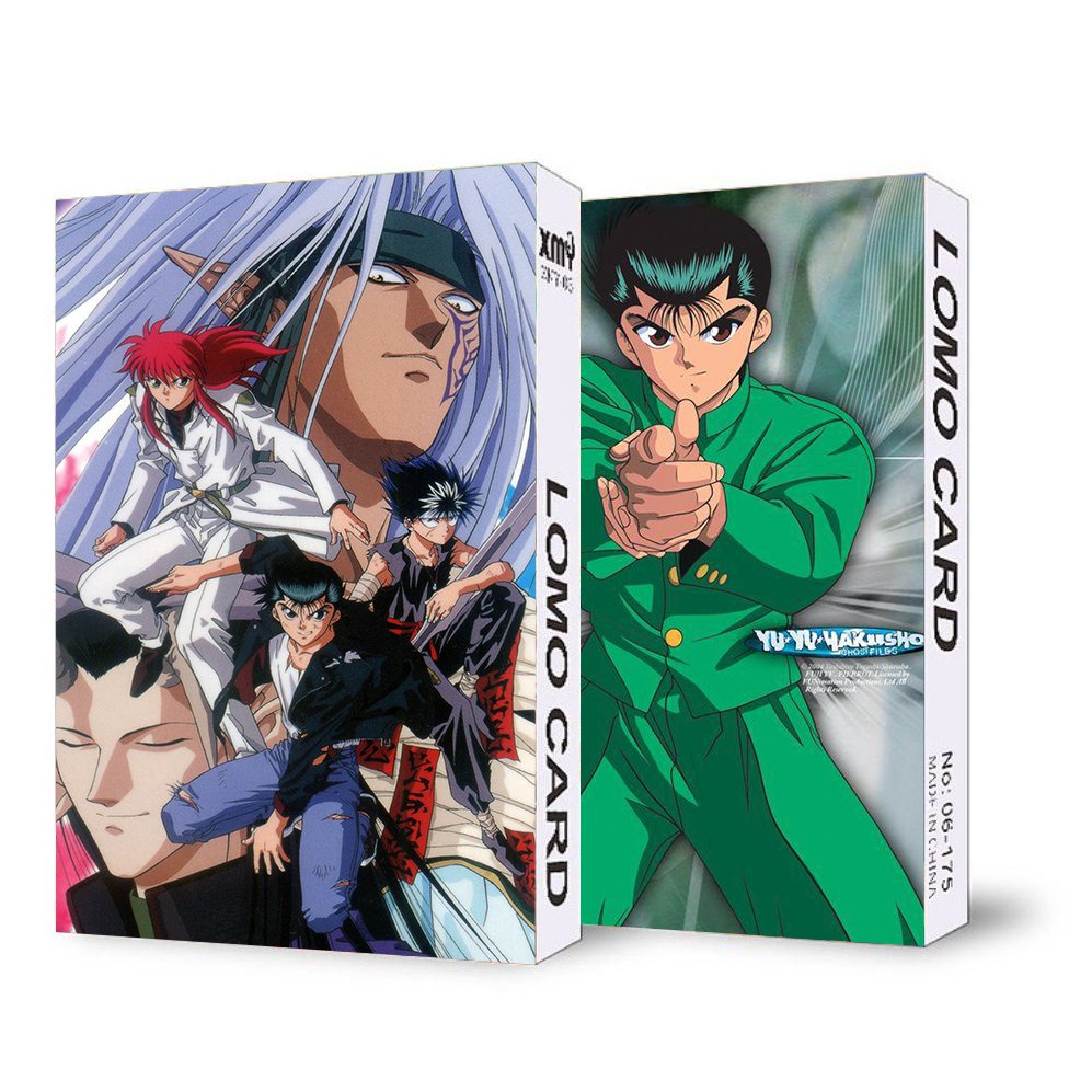 ( không kèm hộp ) Hộp ảnh lomo in hình YUYU HAKUSO 30 tấm anime chibi quà tặng độc đáo