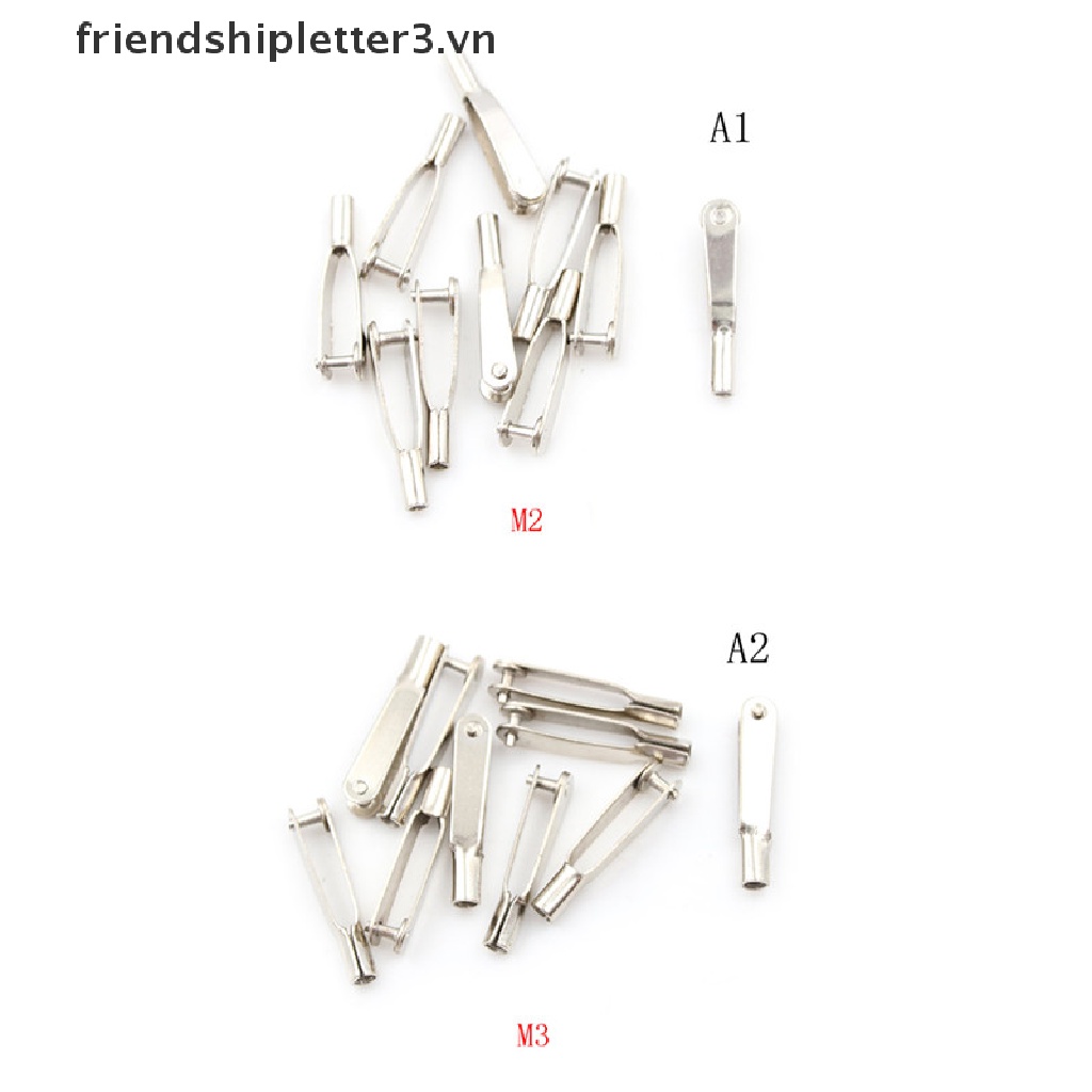 10 Kẹp Trục Kim Loại M2 / M3 Cho Xe Điều Khiển Từ Xa