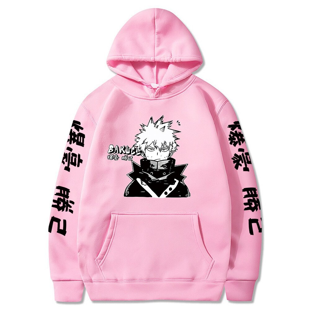 Áo Hoodie My Hero Giới Học Thuật Nam Hoodie Áo Bakugou Manga Anime Nhật Bản Khoác Hoodie