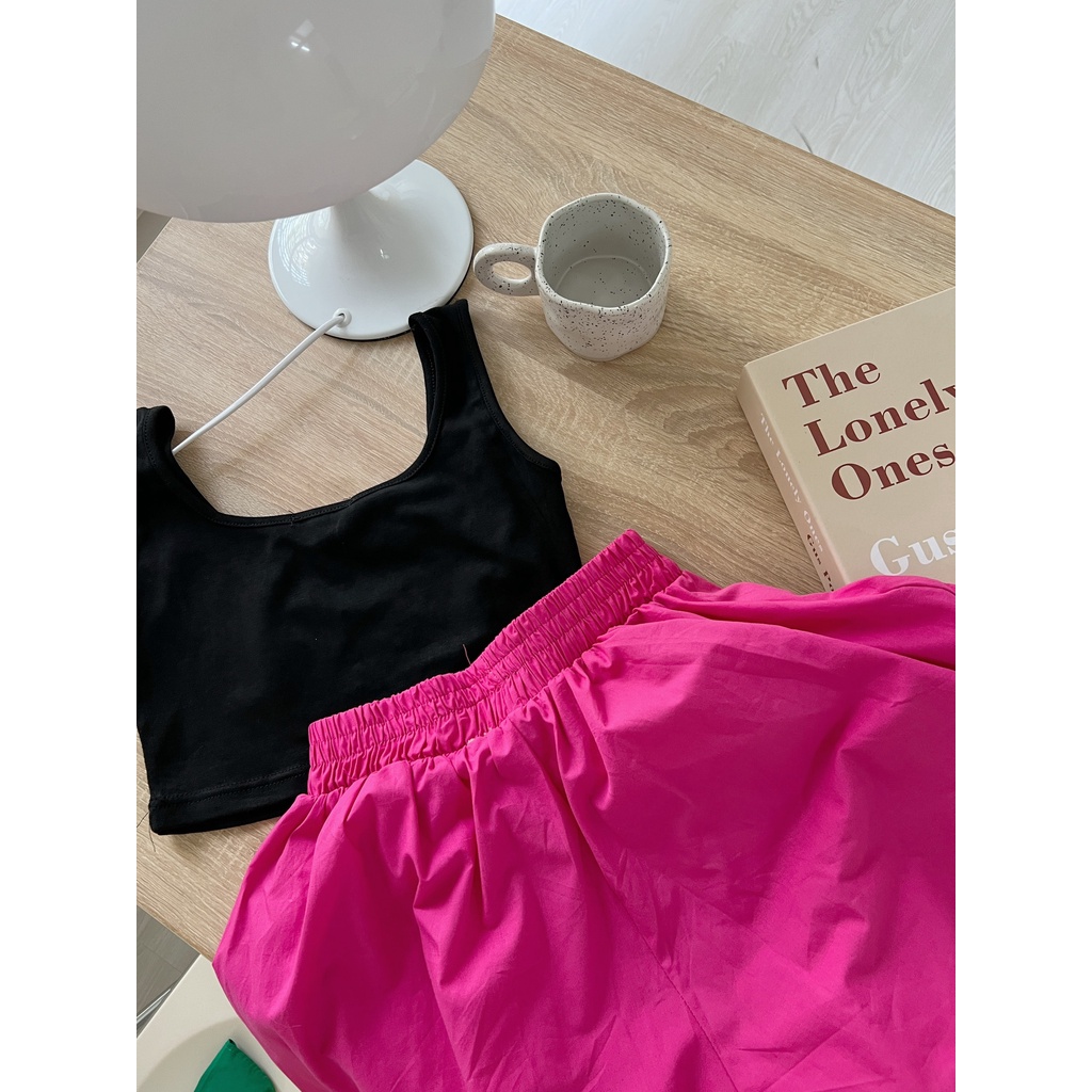 S7194 Set áo tanktop quần short Audrey (có tách lẻ)