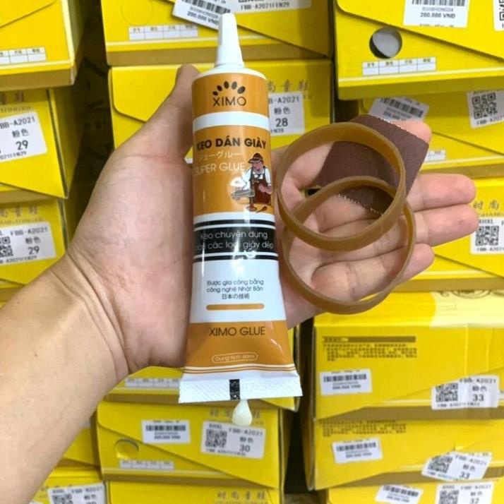 Keo Dán Giày Nhiệt XIMO Trong Suốt Siêu Dính Dùng Không Tổn Thương Da - 1 tuýp 60ml