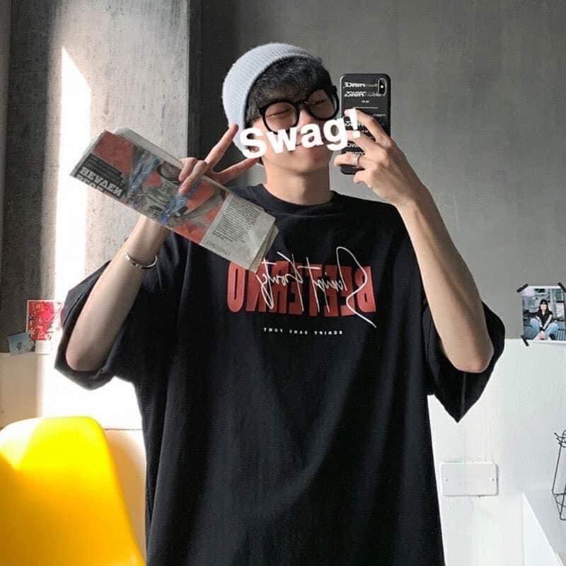 Áo thun tay lỡ nam nữ, áo phông unisex form rộng chất cotton mát mịn thấm hút mồ hôi LADONA AT1 | BigBuy360 - bigbuy360.vn