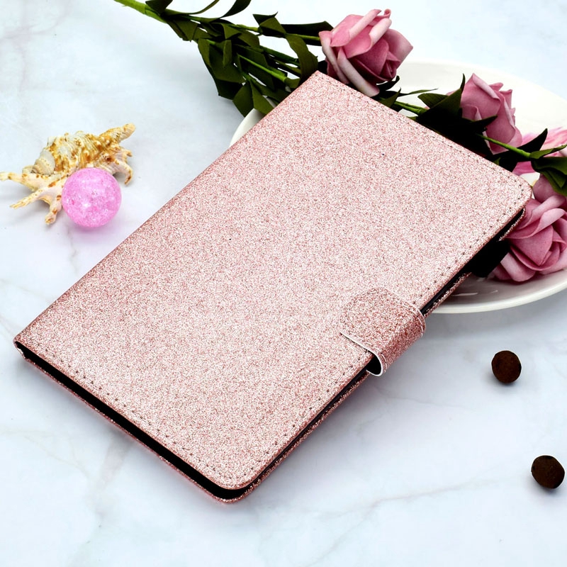 Vỏ bảo vệ Glitter book style case for Samsung Galaxy Tab S6 Lite cover Ốp lưng SM-P610 P615 P617 fashion shinning holder Bao da