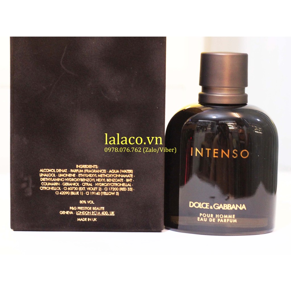 Nước Hoa Nam Dolce & Gabbana D&G Intenso Pour Homme 125ml