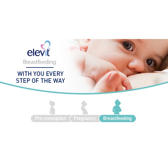 Elevit Breastfeeding 60 viên Bổ Sung Vitamin Tổng Hợp Cho Mẹ Sau Sinh