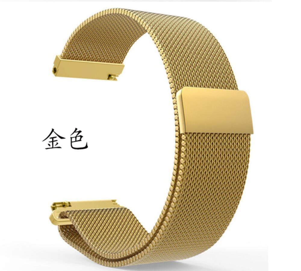 newest Milanese loop bracelet stainless steel metal replacement strap for Huawei B2 B3 B5 Talkband band 15mm 16mm 18mm