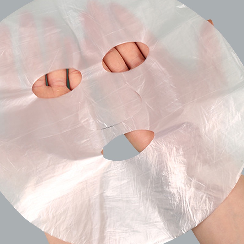Bịch 100 miếng Mặt nạ nilong ủ mặt, mặt nạ ni lông ủ trắng, ủ tê cho spa siêu mỏng chịu nhiệt