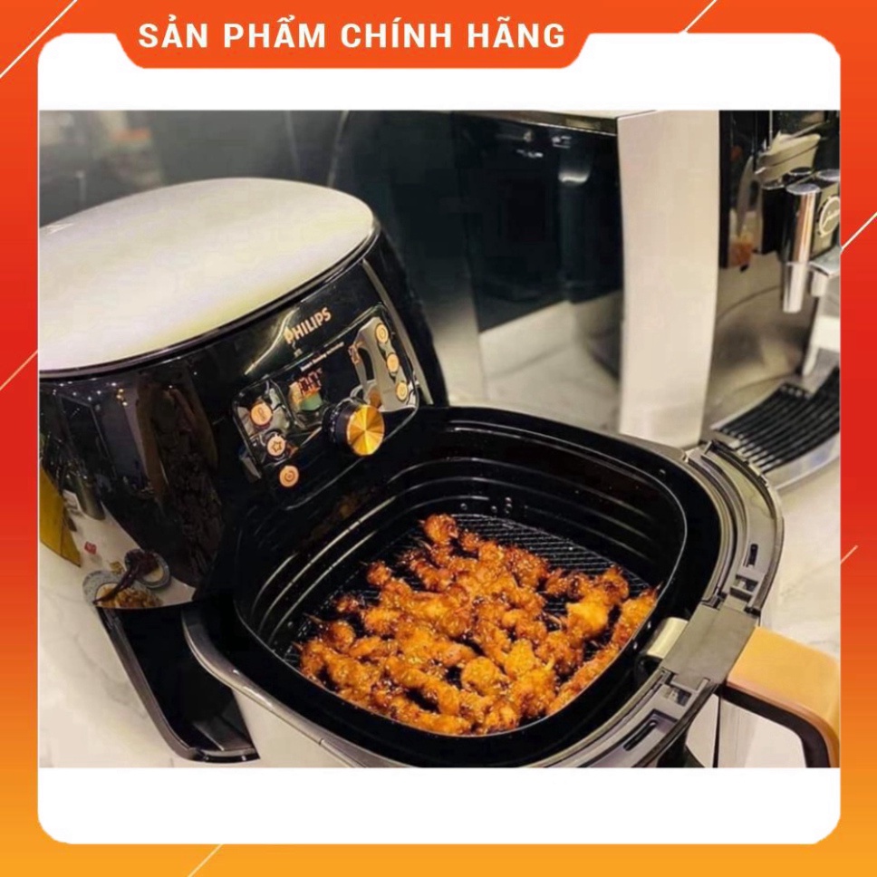 Nồi Chiên Không Dầu PHILIPS HD9860/90 , Dung Tích 7.3L, Công Suất 2200W, Nhập Đức - Bảo Hành 12 Tháng