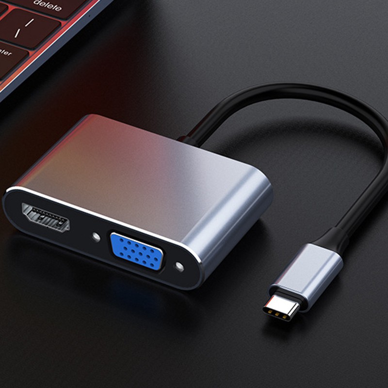 Bộ Chuyển Đổi Usb C Sang Hdmi Vga Nhiều Cổng 4k Cho Macbook Pro | BigBuy360 - bigbuy360.vn
