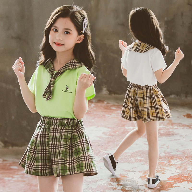 NEW Bộ Quần Áo Thể Thao Trẻ Trung Năng Động Hợp Thời Trang 2020 Cho Bé Gái