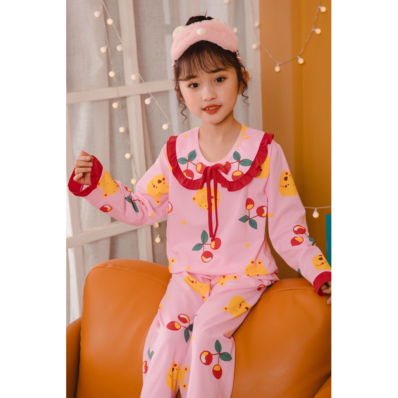 Bộ pijama tay dài cho bé gái