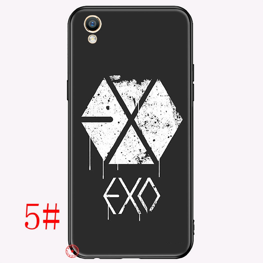 Ốp điện thoại silicone mềm họa tiết EXO LOGO cho OPPO A3S A5S A7 A37 A39 A59 A73 A83 F1S F5 AX7