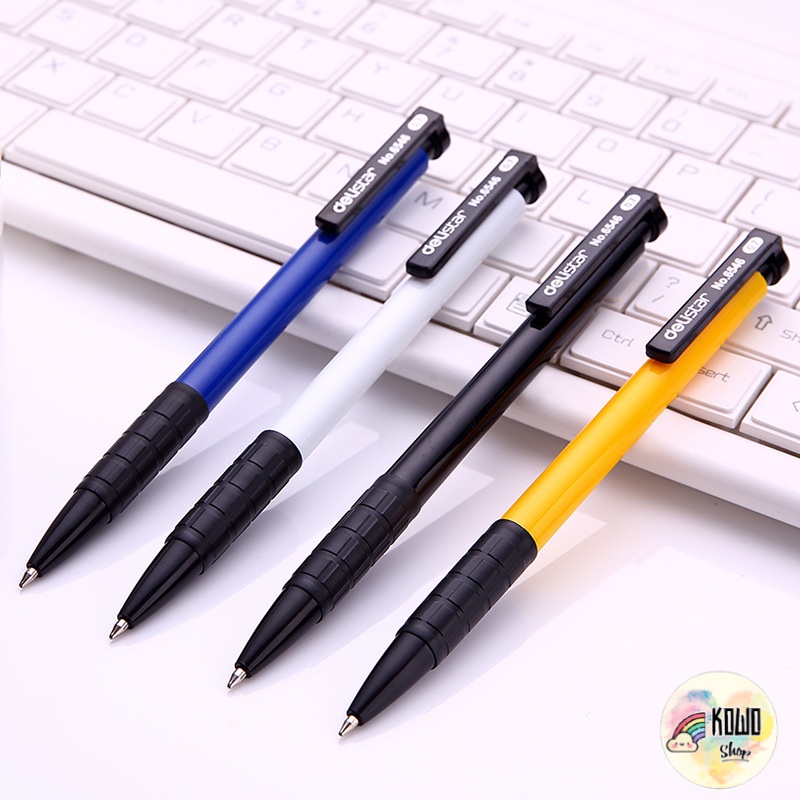 Bút Bi Deli 6546 Chống Trượt Chắc Chắn Ngòi 0.7mm Cao Cấp BB4