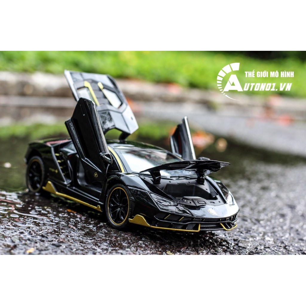 MÔ HÌNH XE LAMBORGHINI CENTENARIO BLACK 1:24 CHE ZHI 6746